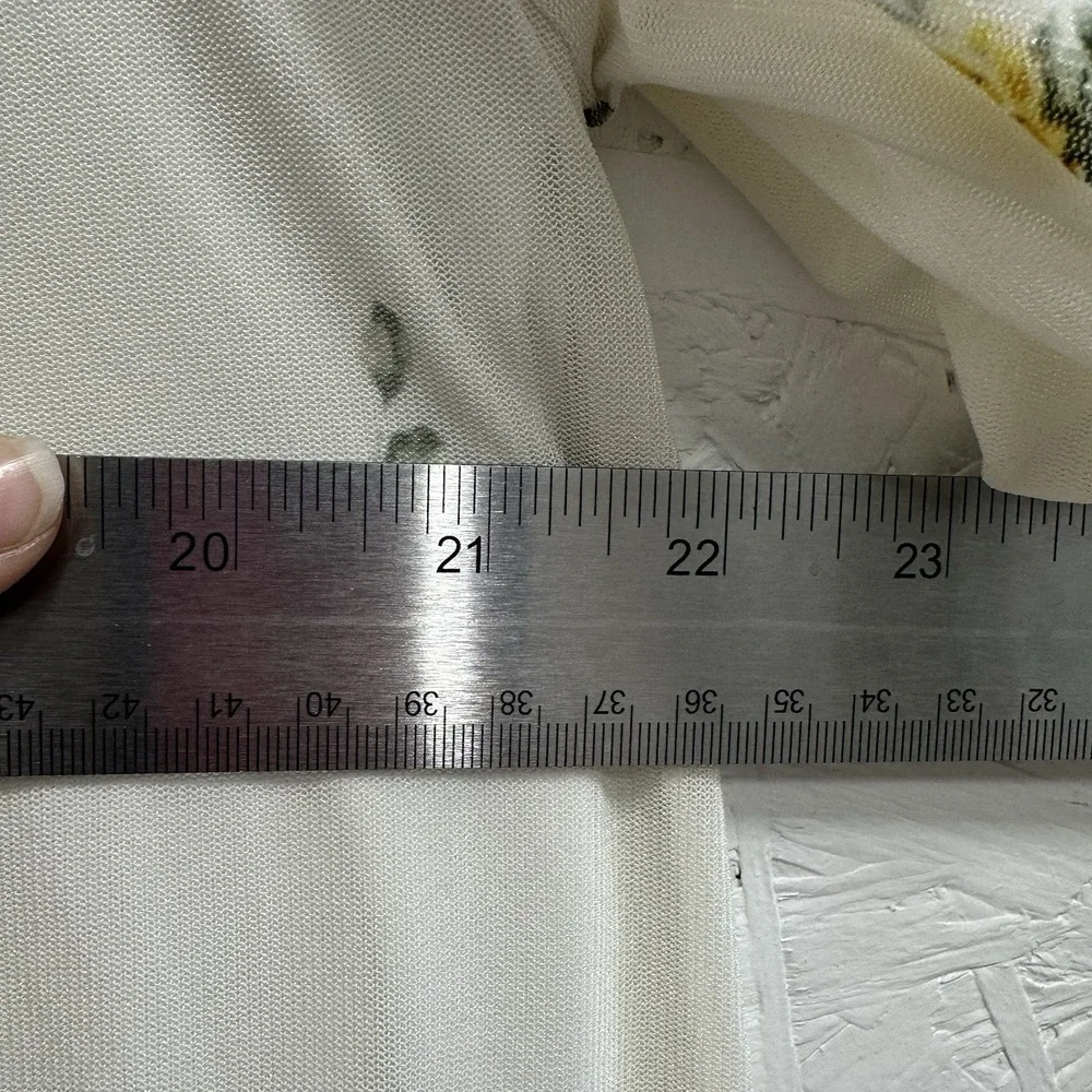 Siren Lily Sz PXL White Floral Dress Lined Cottage Fairy Boho Feminine Romantic - Picture 5 of 8